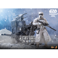 Star Wars Remnant AT-RT Driver and AT-RT (The Mandalorian & Grogu) 1:6 Scale Collectible Set Hot Toys MMS875 9153002