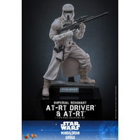 Star Wars Remnant AT-RT Driver and AT-RT (The Mandalorian & Grogu) 1:6 Scale Collectible Set Hot Toys MMS875 9153002
