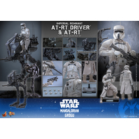 Star Wars Remnant AT-RT Driver and AT-RT (The Mandalorian & Grogu) 1:6 Scale Collectible Set Hot Toys MMS875 9153002