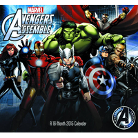 Avengers Assemble 2015 16 Month Wall Calendar