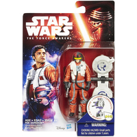 Star Wars Episode VII: L'éveil de la force - Jungle and Space - Poe Dameron figurine 3,75 pouces Hasbro
