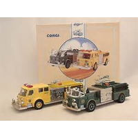 Coffret 2 camions pompier Lafrance Scottsdale & South River Corgi 97331