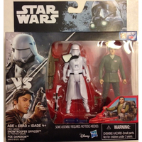 Star Wars Rogue One: A Star Wars Story - First Order Snowtrooper Officer & Poe Dameron figurines échelle 3,75 pouces Hasbro
