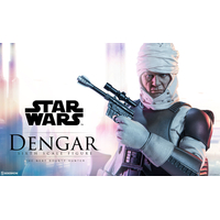 Star Wars Rogue One: A Star Wars story Dengar bounty hunter figurine 1:6 Sideshow Collectibles 100126