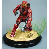 HALO 3 Red Spartan Field of Battle statue Kotobukiya