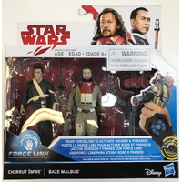 Star Wars The Last Jedi - Chirrut Imwe & Baze Malbus 2-pack 3,75-inch scale action figure Hasbro