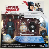Star Wars The Last Jedi - Rose (First Order Disguise), BB-8 & BB-9E 3-pack