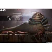 Star Wars: �pisode VI Le Retour du Jedi Jabba the Hutt avec son Tr�ne version Deluxe Sideshow Collectibles 100410