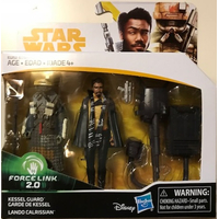 Star Wars Solo: A Star Wars Story - Kessel Guard & Lando Calrissian Ensemble de 2 Figurines 3,75 pouces Force Link Hasbro