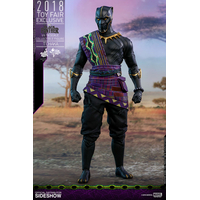 Marvel Black Panther TChaka figurine exclusive échelle 1:6 Hot Toys 903623 MMS487