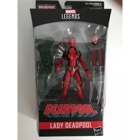 Marvel Legends Deadpool - Lady Deadpool (BAF Dr Karl Lykos Marvel's Sauron) Figurine échelle 6 pouces Hasbro E2923