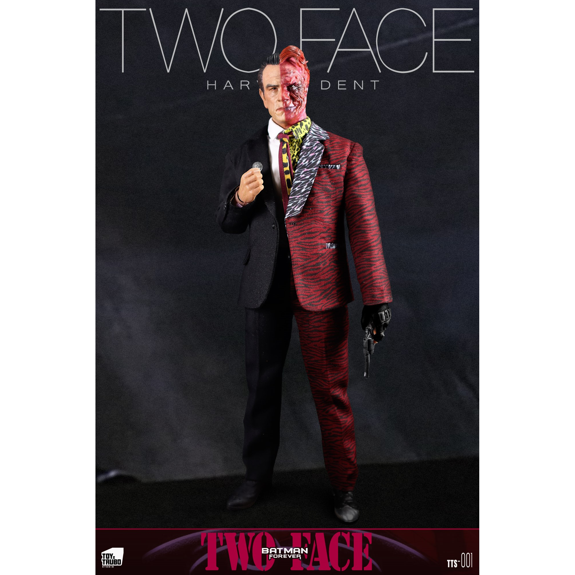 DC Two Face Harvey Dent (Batman Forever) 1:6 Scale Figure Toyz Trubo Studio  TTS-001