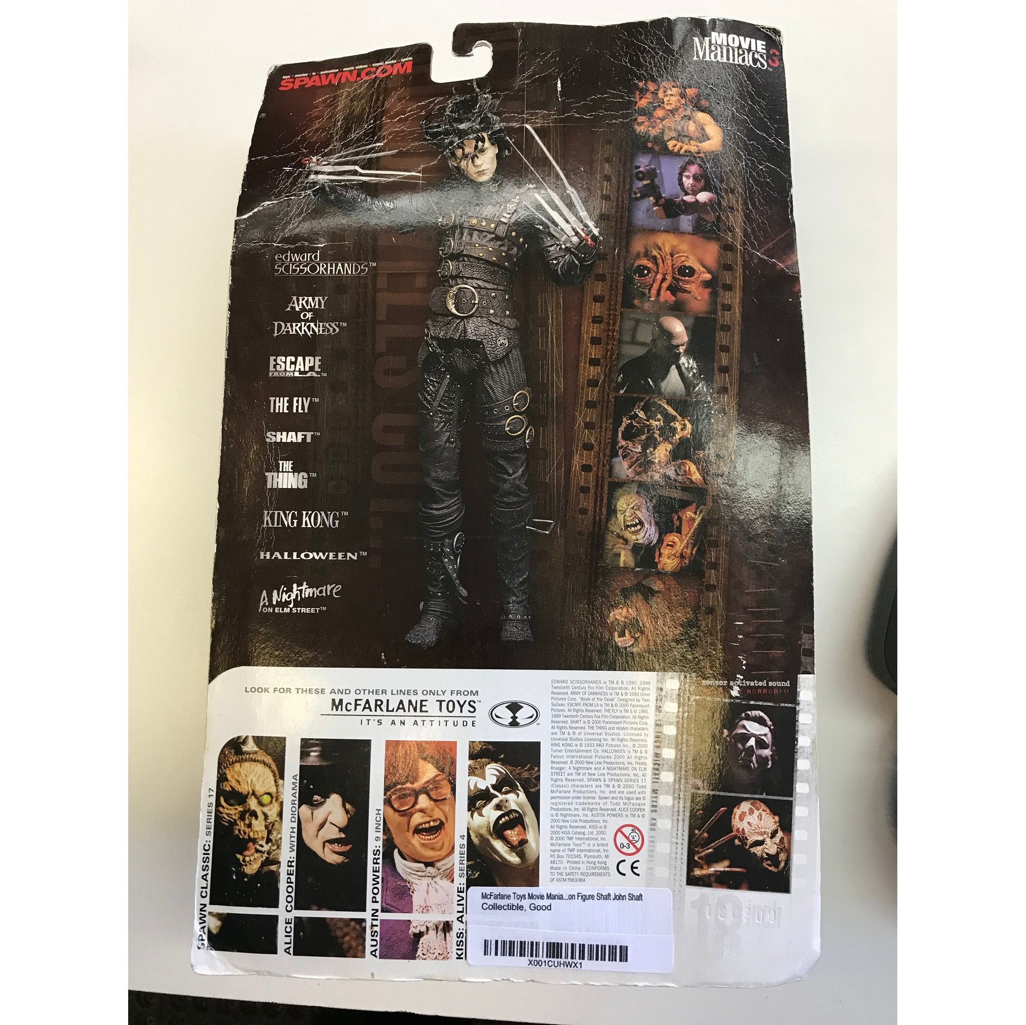 John Shaft Spawn Movie Maniacs Series 3 7-inch figure McFarlane