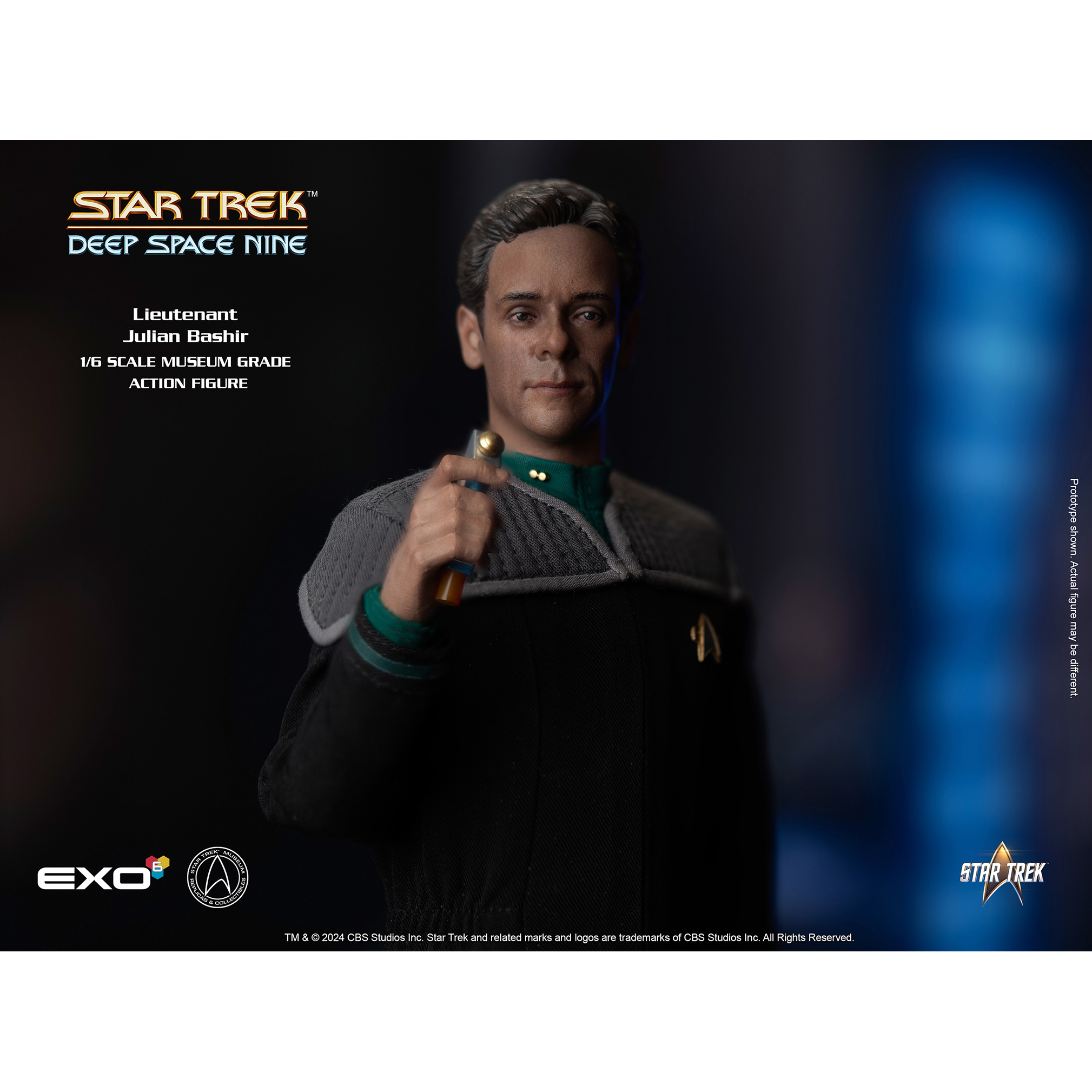 Star Trek Deep Space Nine Dr Julian Bashir 16 Scale Figure EXO6 913210 EXO01067