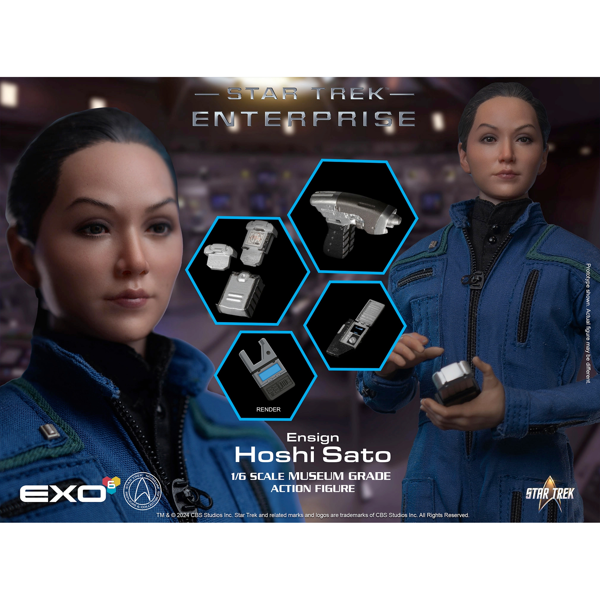 Star Trek: Enterprise Ensign Hoshi Sato 1:6 Scale Figure EXO