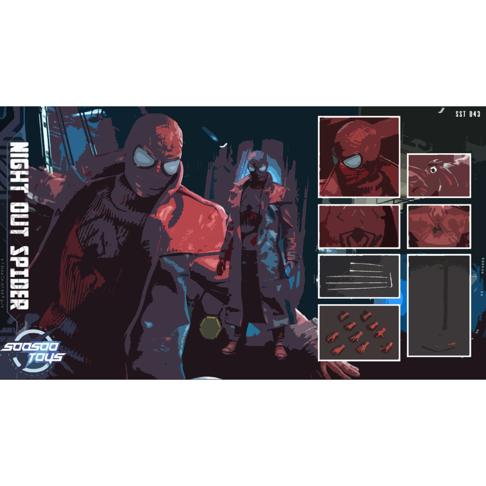 Soosootoys SST043 1/6 Nightout Spider Figure – Pop Collectibles