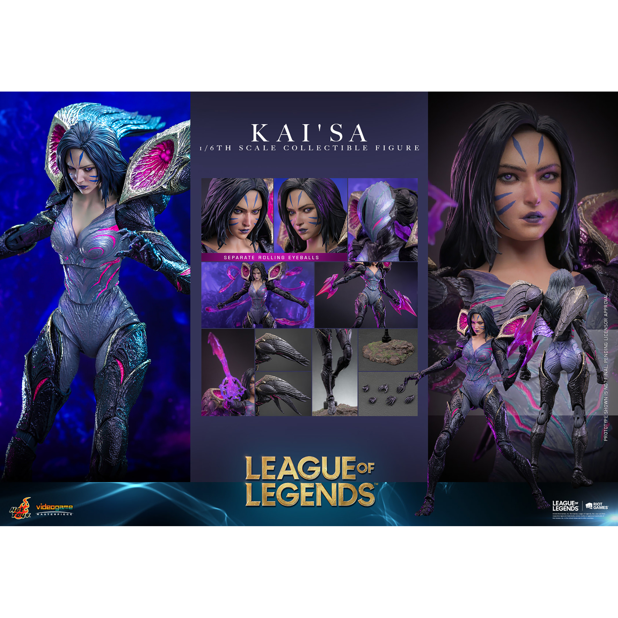 ホットトイズ VGM57 『リーグ・オブ・レジェンド』1/6カイ＝サ Kaisa Hot Toys 1/6 Kai'Sa League of Legends