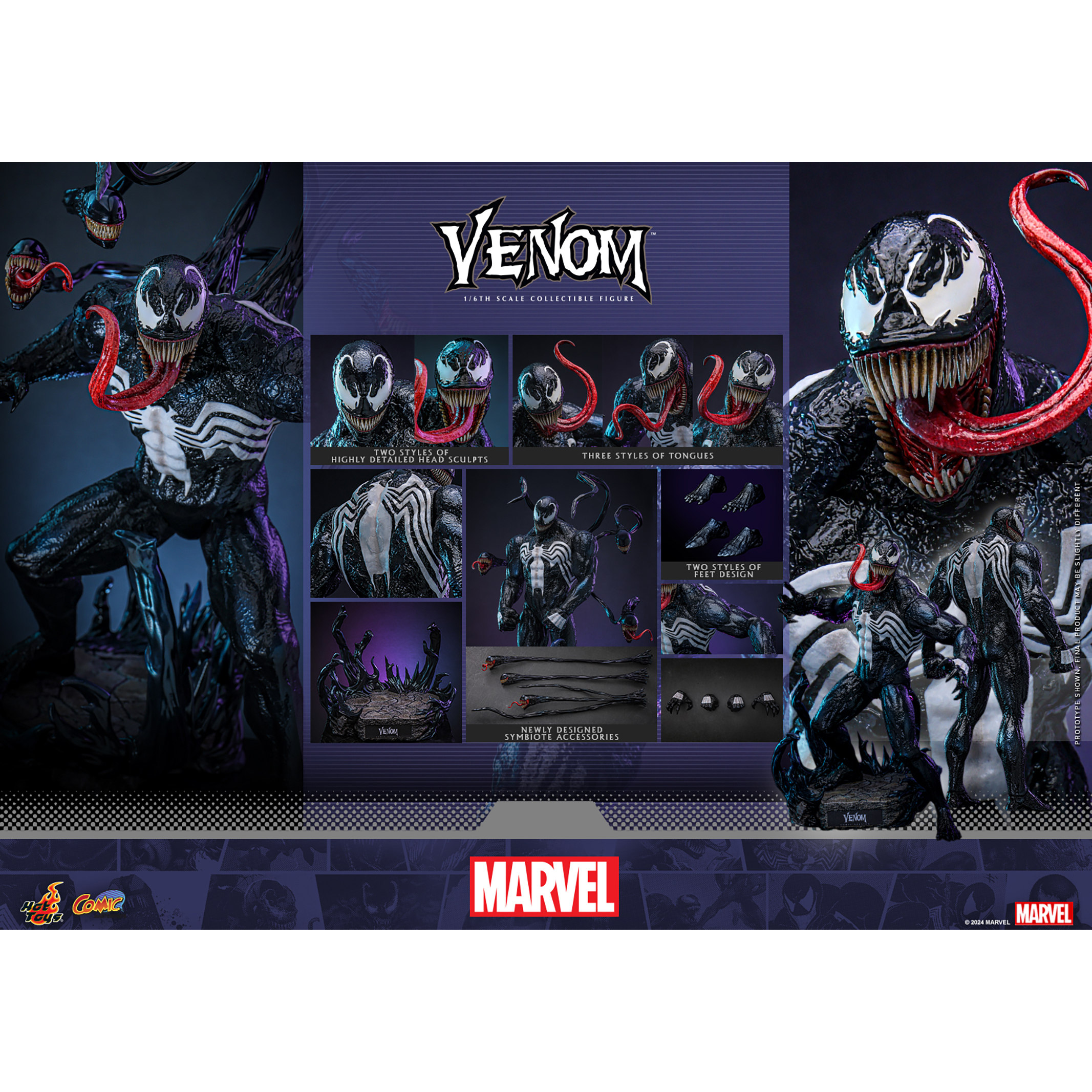 Marvel Venom 1:6 Scale Figure Hot Toys CMS023 913847