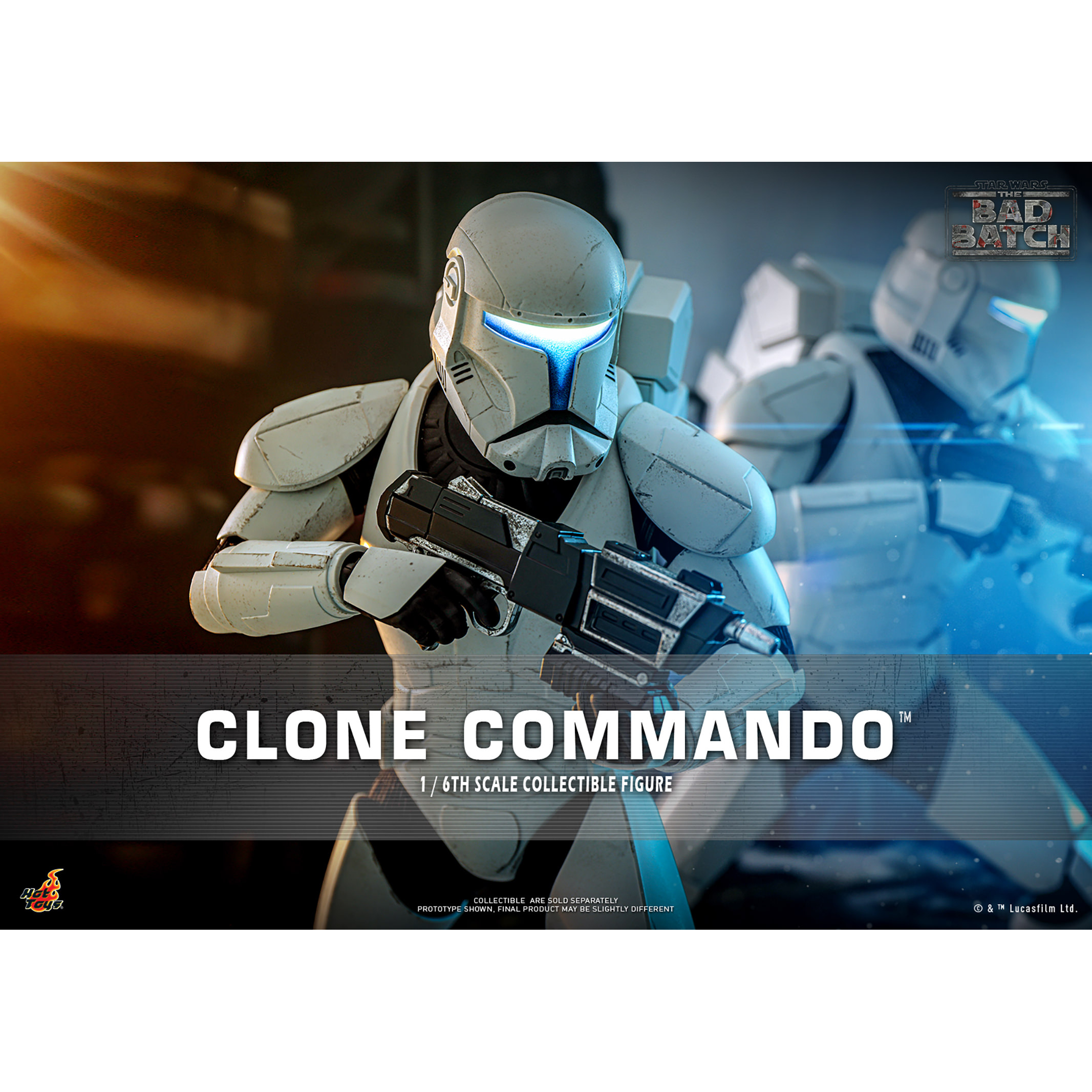 Star Wars: The Bad Batch Clone Commando 1:6 Scale Action Figure