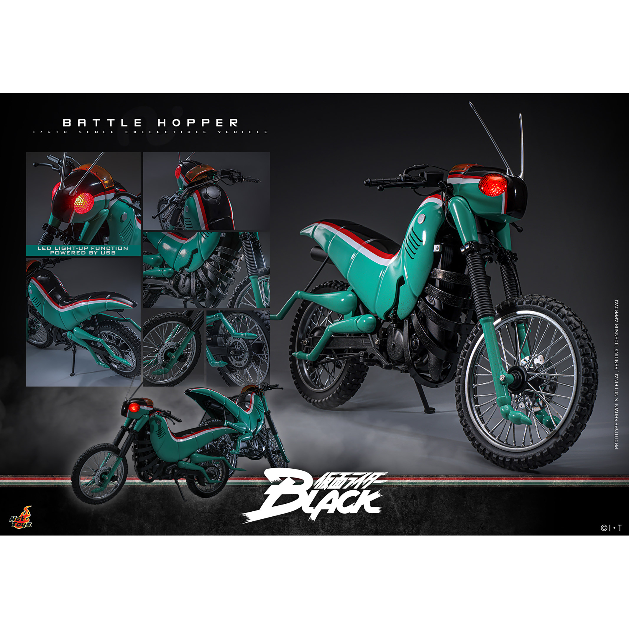 Kamen Rider Battle Hopper 1:6 Scale Figure Accessory Hot