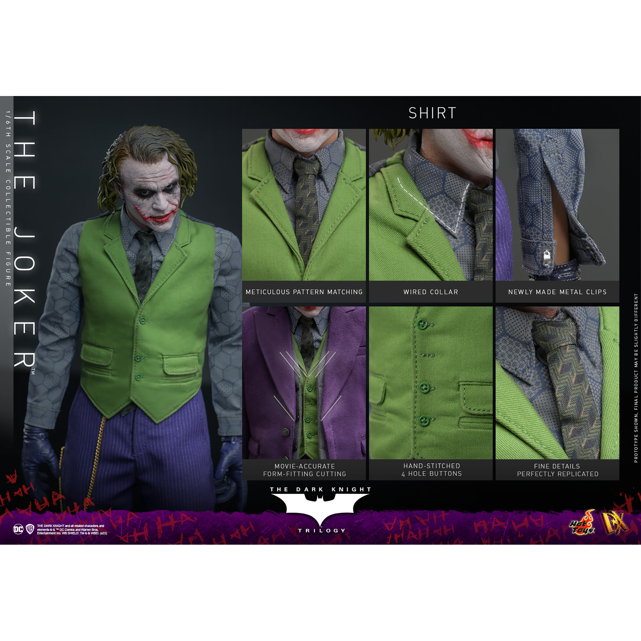 DC The Joker Heath Ledger (The Dark Knight) 1:6 Scale Figure