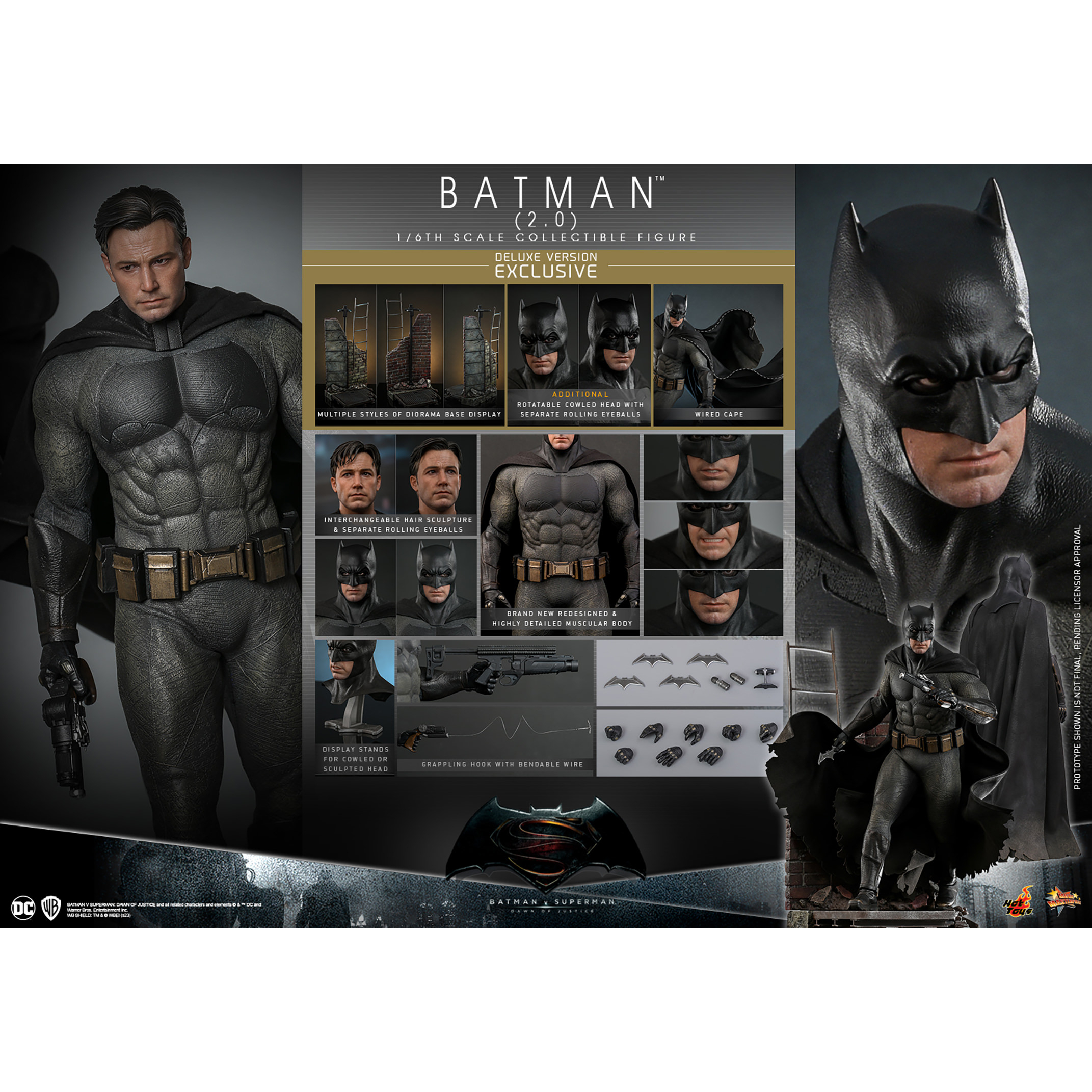 DC Batman v Superman: Dawn of Justice Batman (2_0) (Deluxe