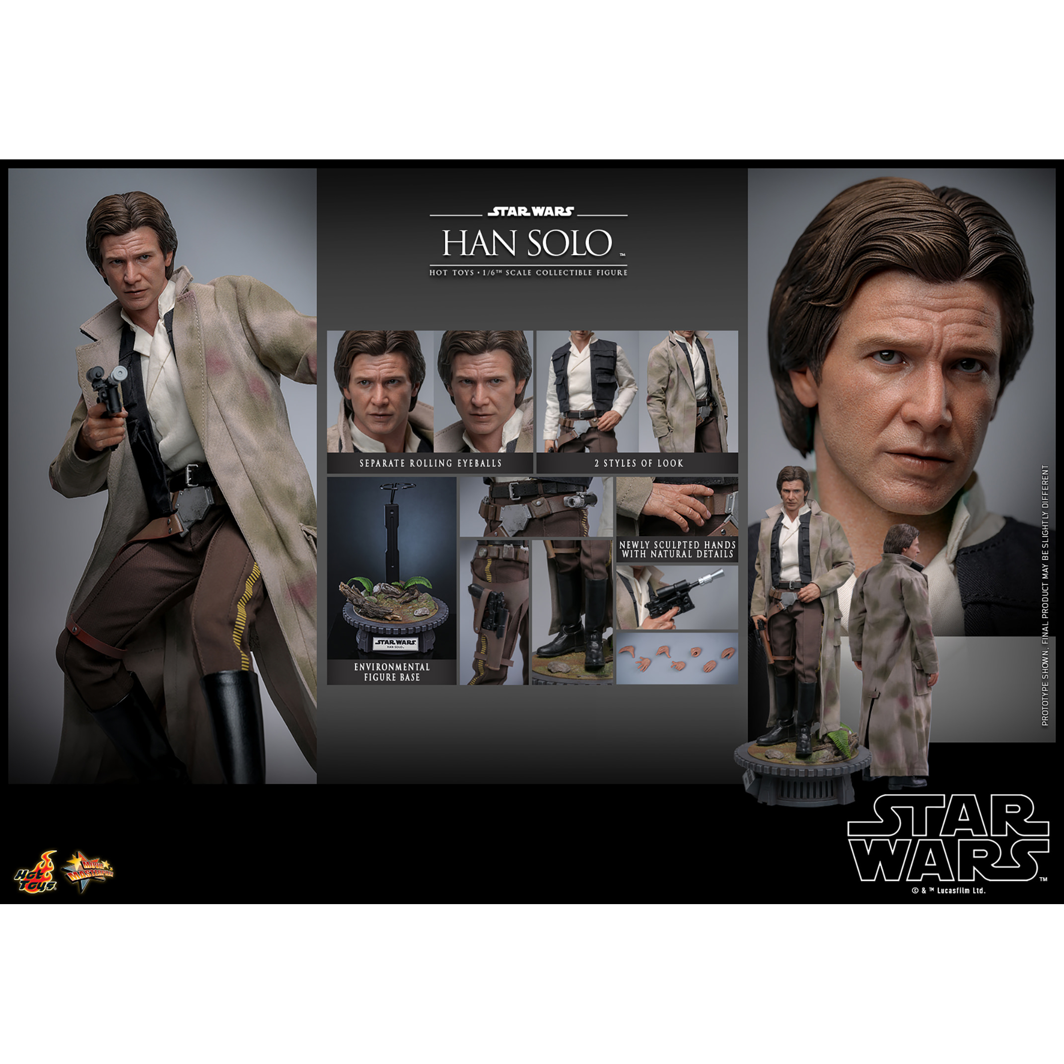 Star Wars: Return Of The Jedi - Han Solo 1:6 Scale Figure