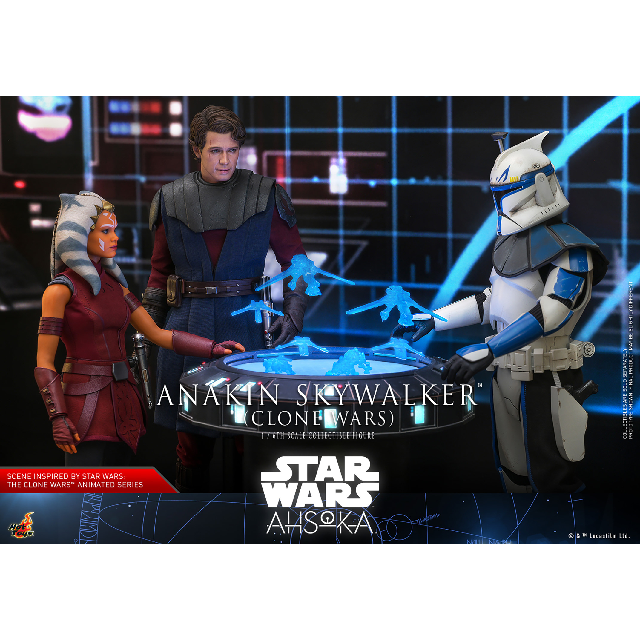 Star Wars Anakin Skywalker (Clone Wars) 1:6 Scale Figure Hot Star Wars Anakin Skywalker (Clone Wars) 1:6 Scale Figure Hot