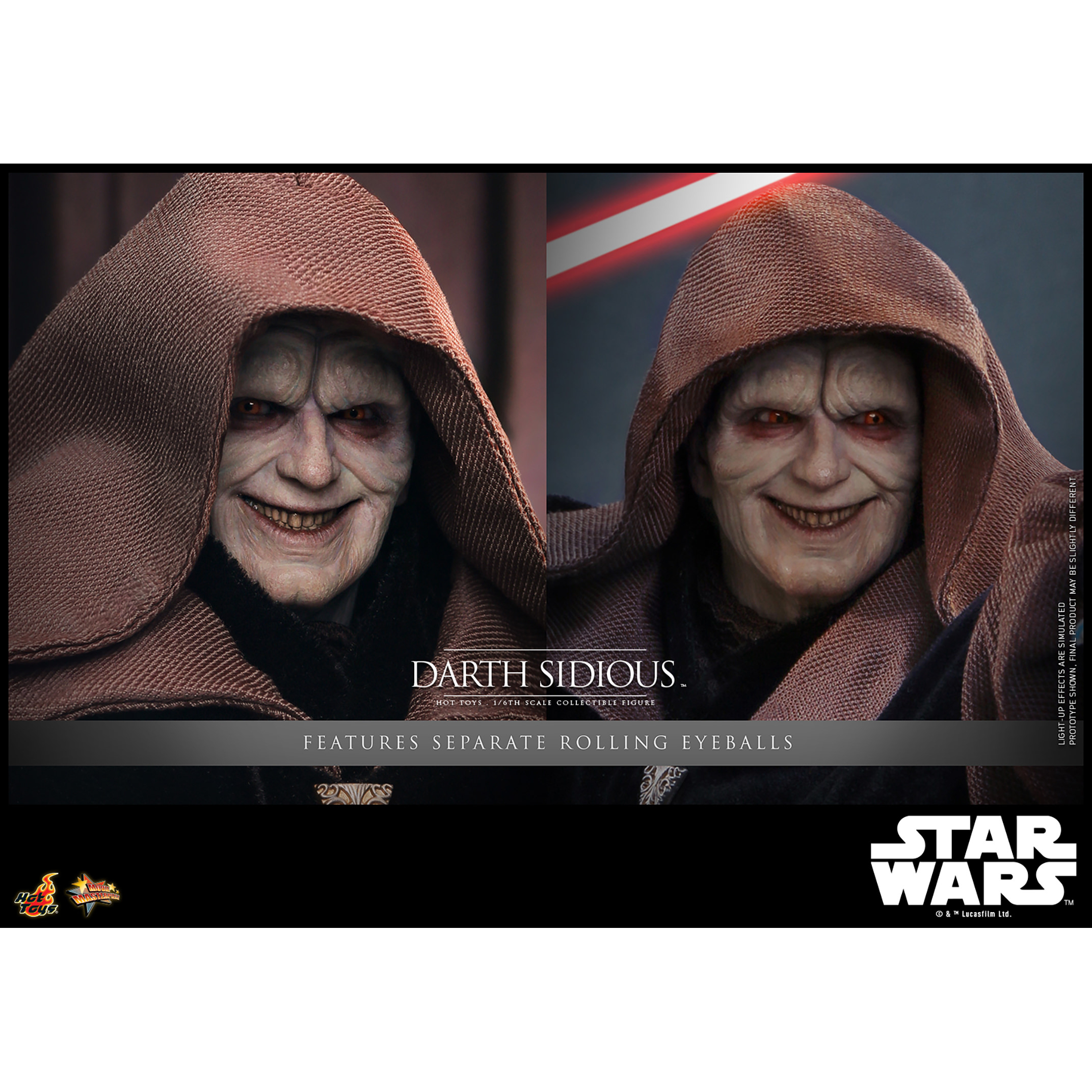 Star Wars Darth Sidious 1:6 Scale Figure Hot Toys 913416 MMS745