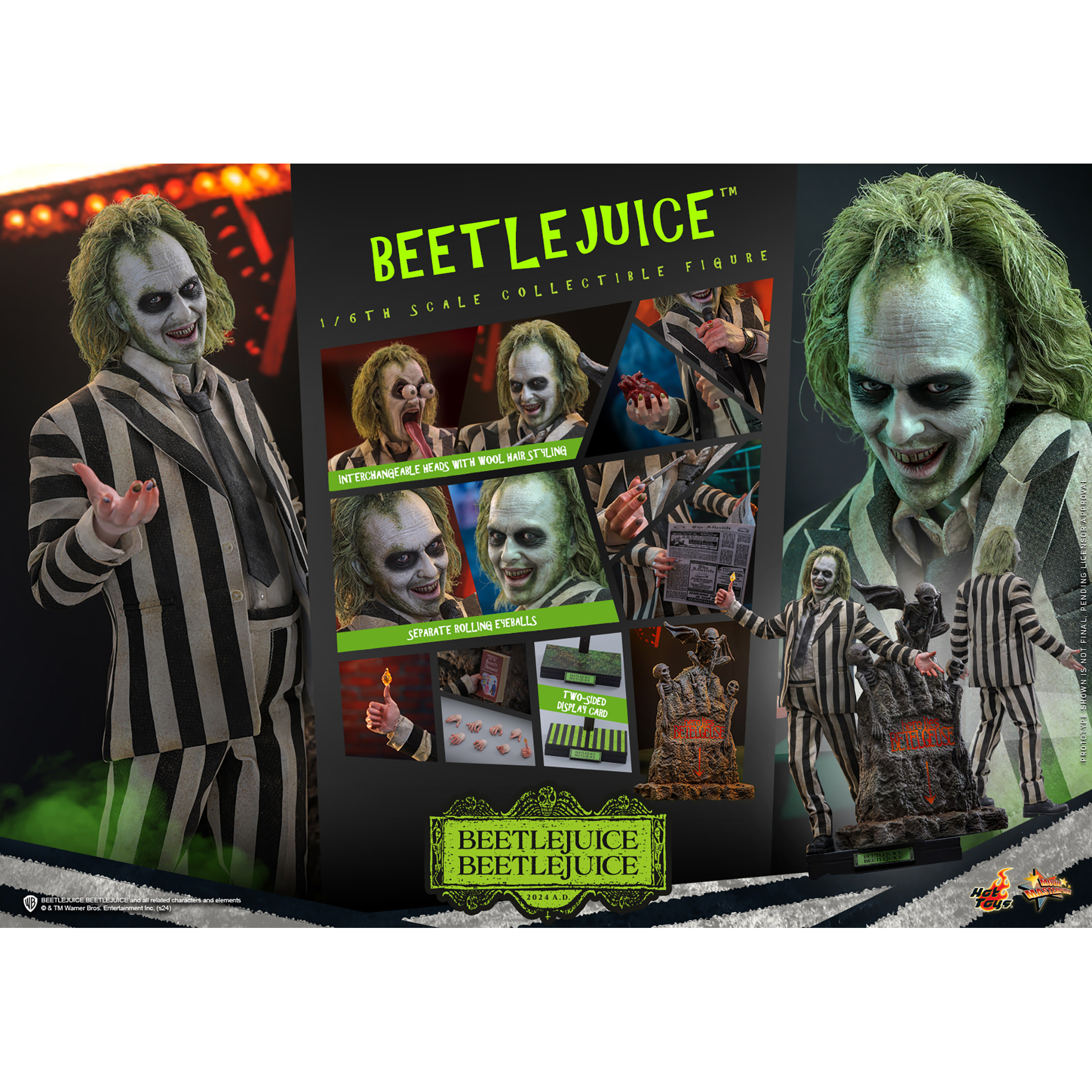 Beetlejuice 1:6 Scale Figure Hot Toys MMS767 913765