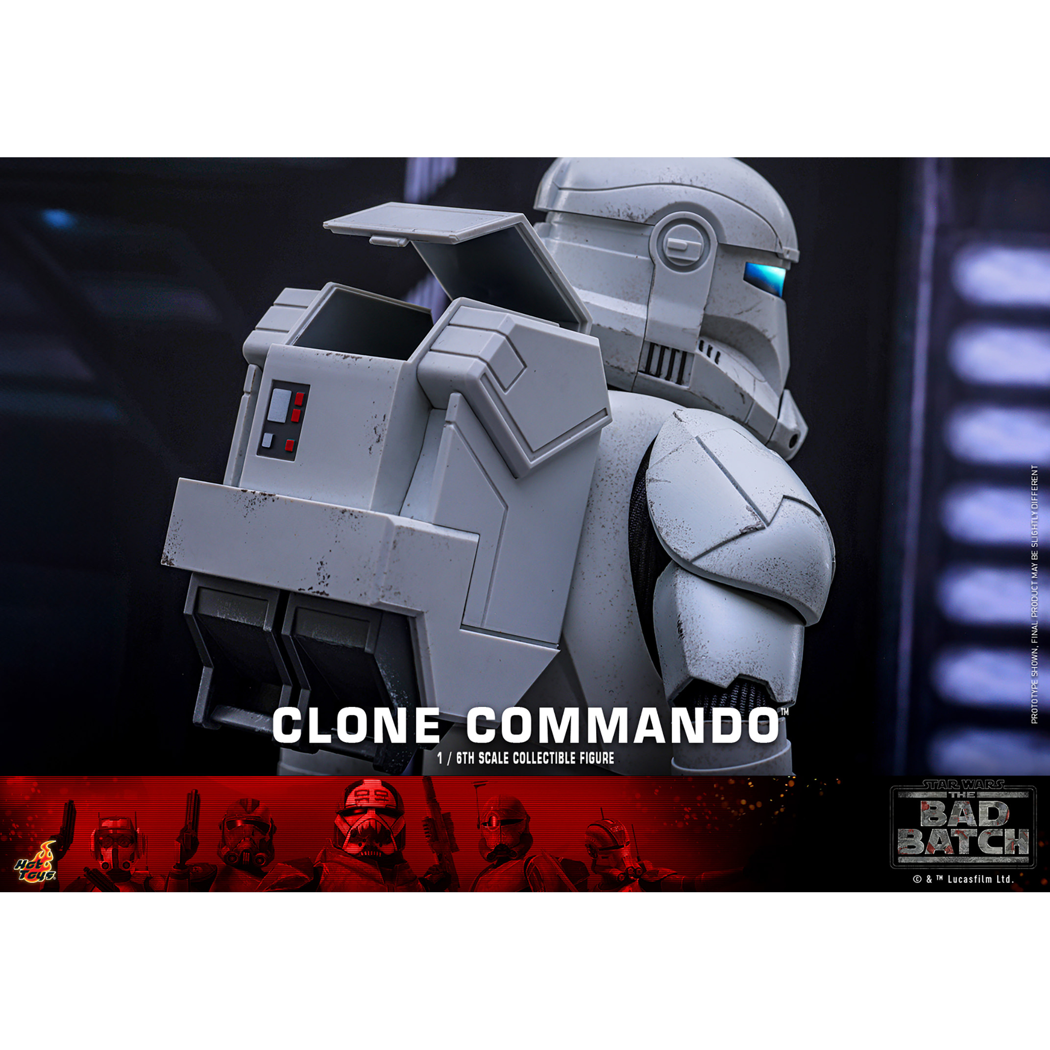 Star Wars: The Bad Batch Clone Commando 1:6 Scale Action Figure