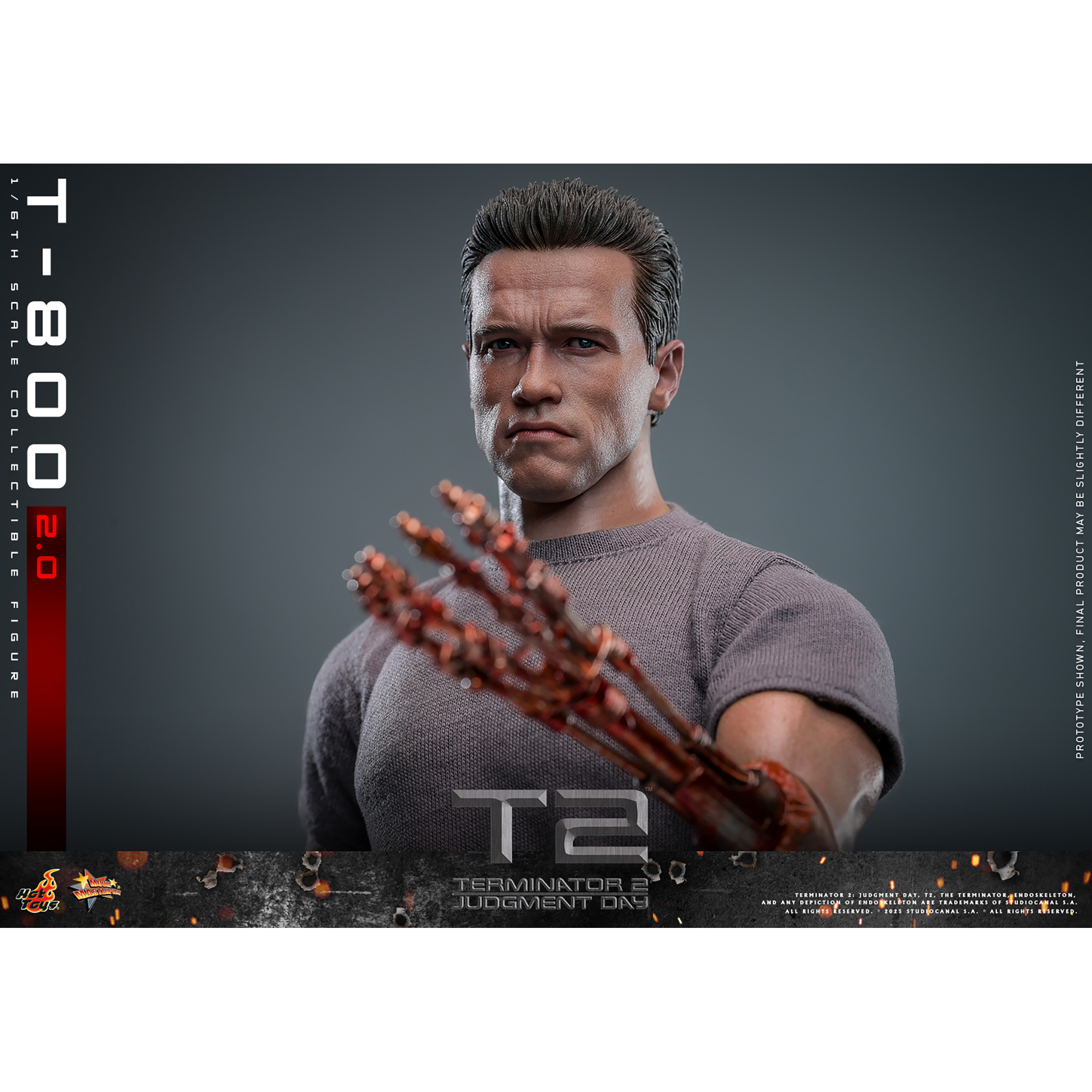 Terminator 2: Judgment Day T-800 (2_0) 1:6 Scale Figure Hot