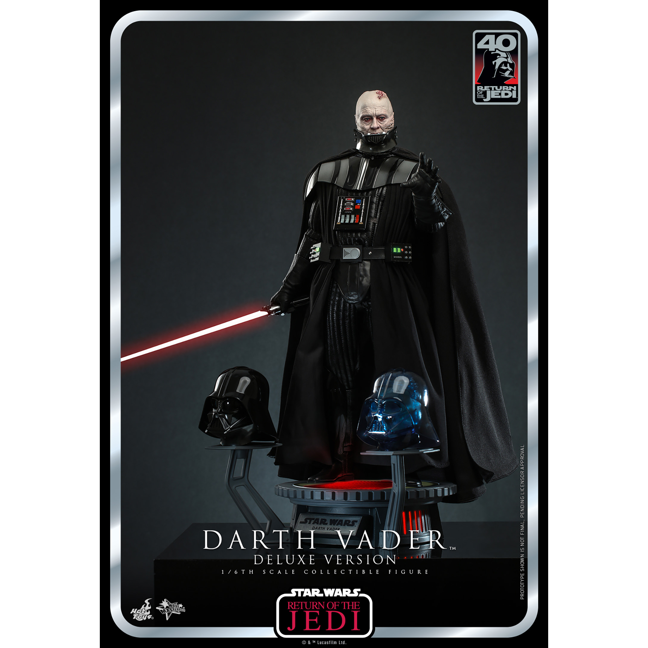 STAR WARS Darth Vader マスターエディション Preorder! Hot Toys MMS811B Star Wars: Revenge of the Sith 1
