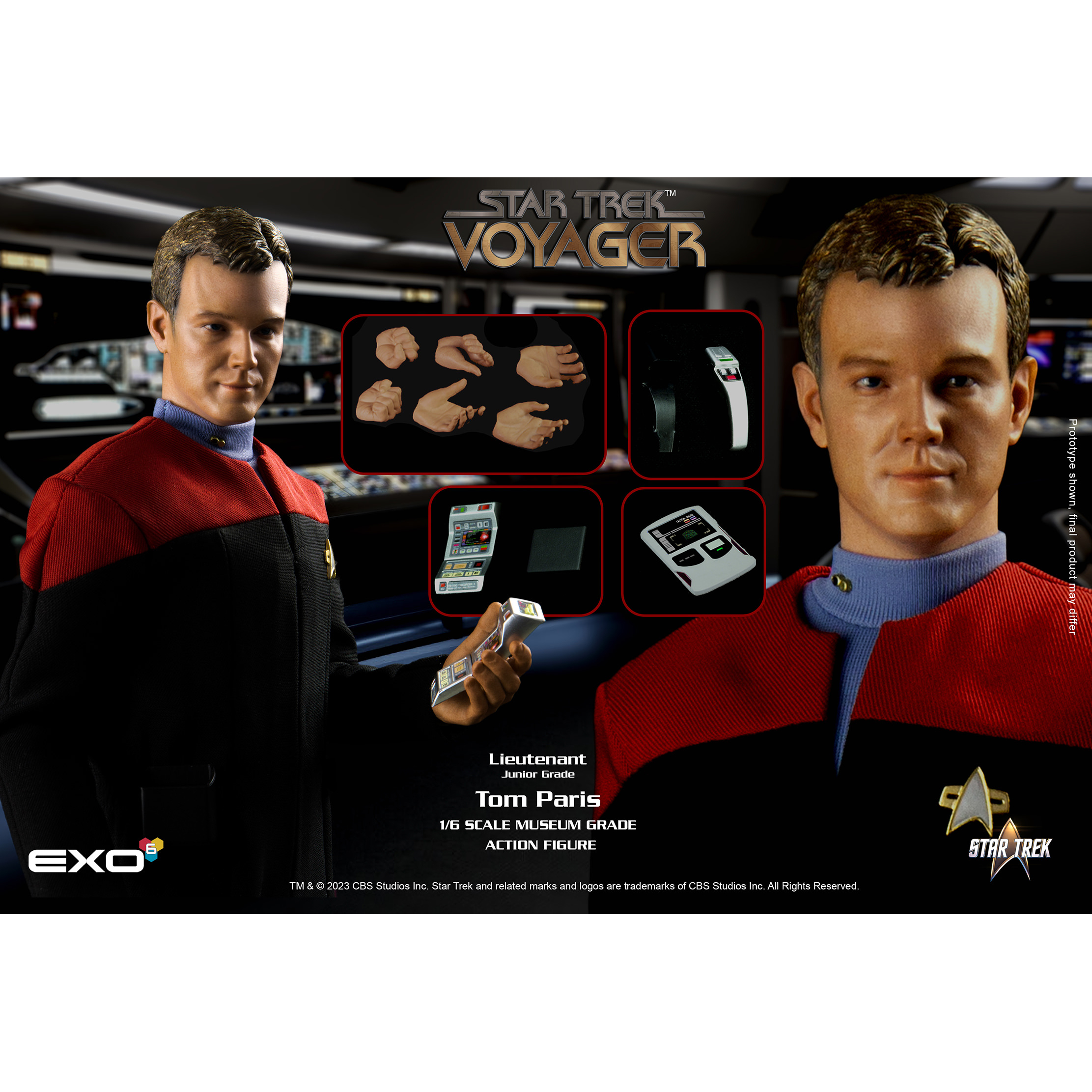 Star Trek Voyager Tom Paris 1:6 Scale Figure EXO-6 (912448)