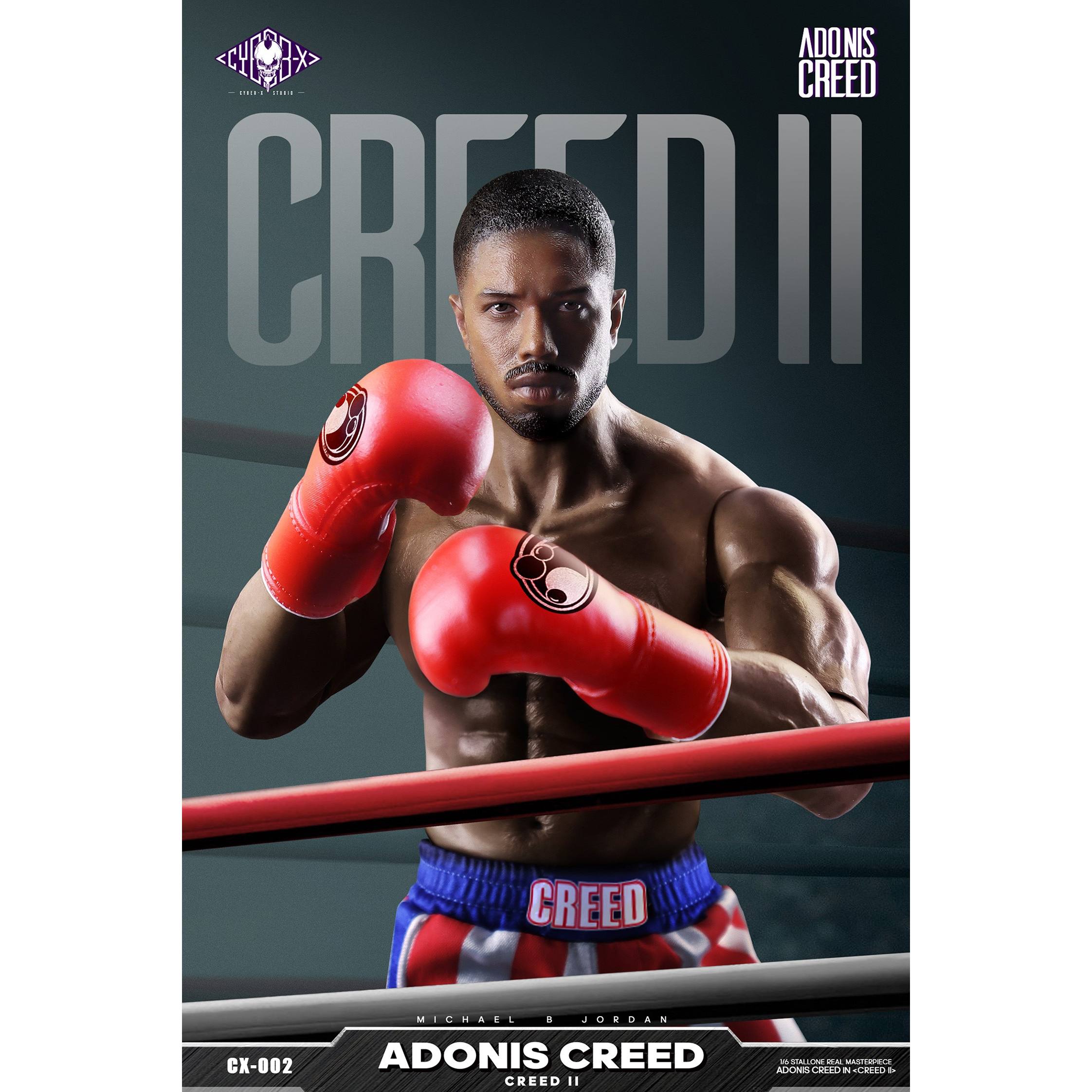 Adonis Creed (Creed II) 1:6 Scale Figure Cyber-X Studio CX002