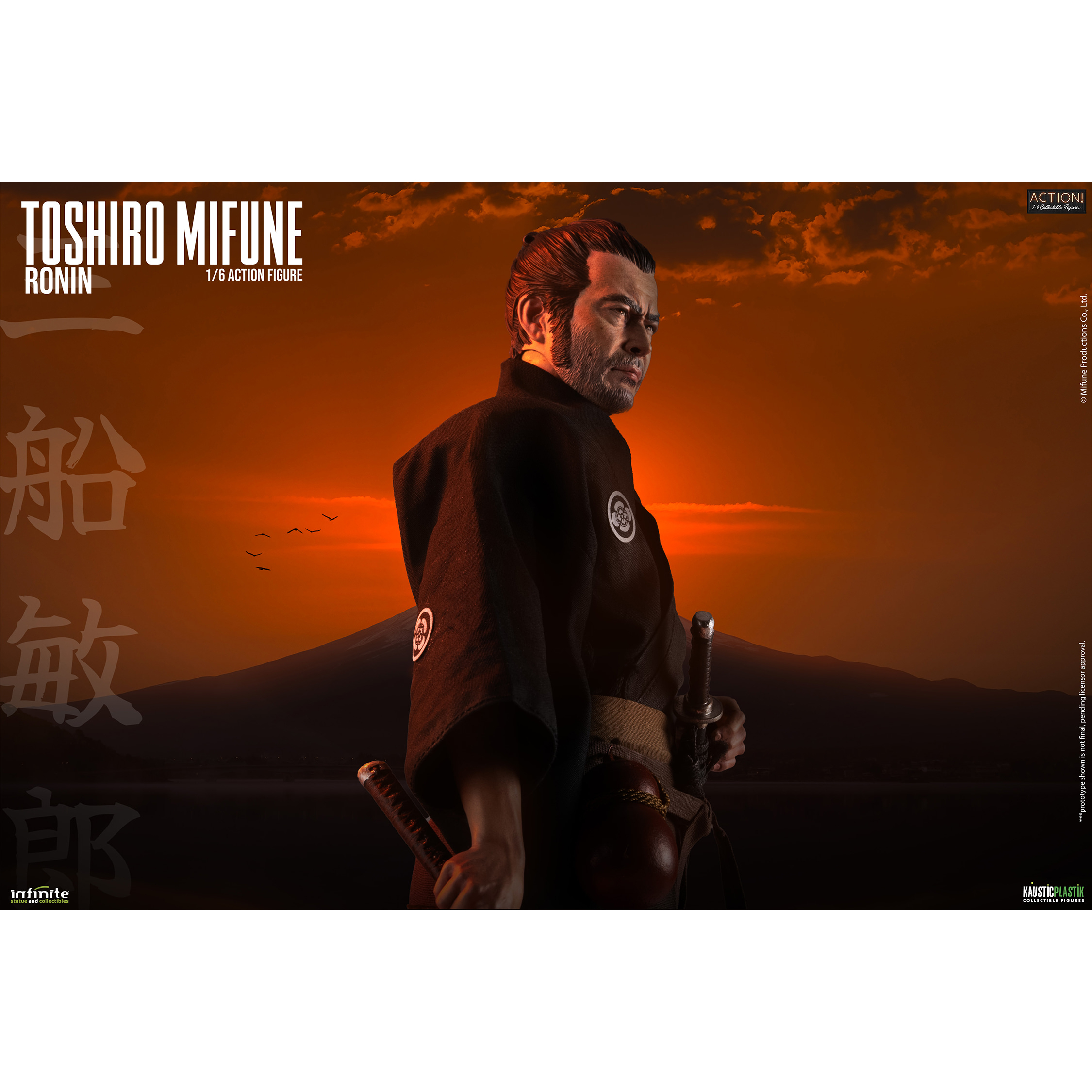 Toshiro Mifune Ronin 1:6 Scale Figure Infinite Statue 913100 Toshiro Mifune Ronin 1:6 Scale Figure Infinite Statue 913100