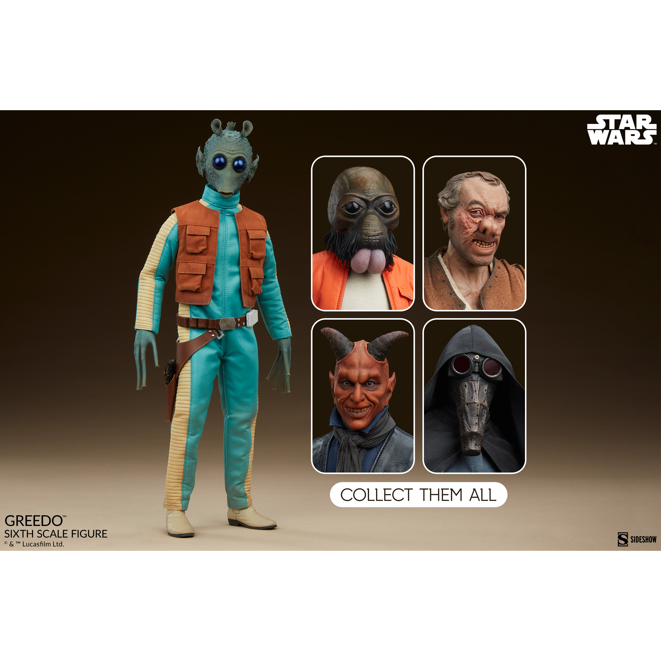 Star Wars Episode IV: A New Hope - Greedo 1:6 Scale Figure