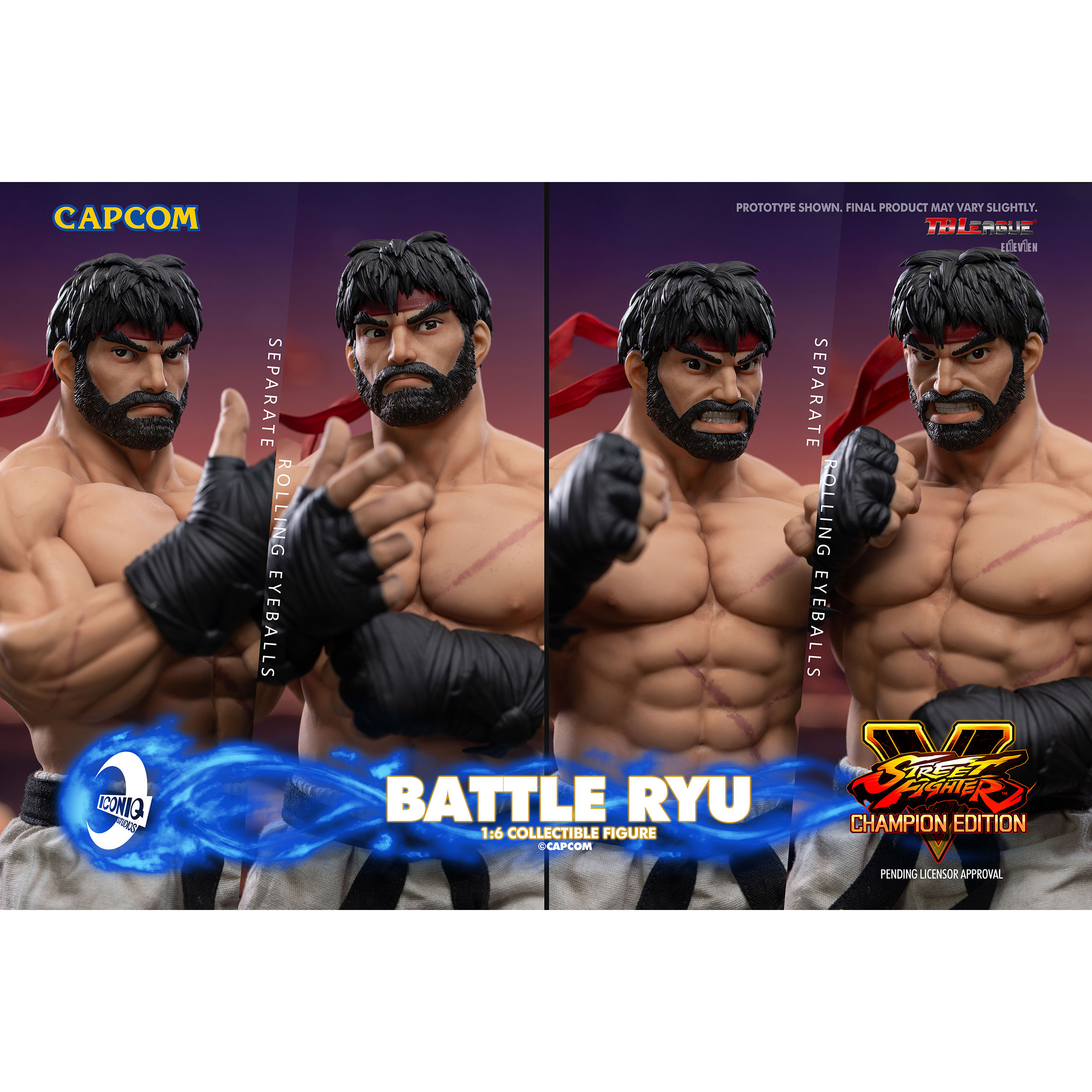 Street Fighter Battle Ryu 1:6 Scale Figure Iconiq Studios
