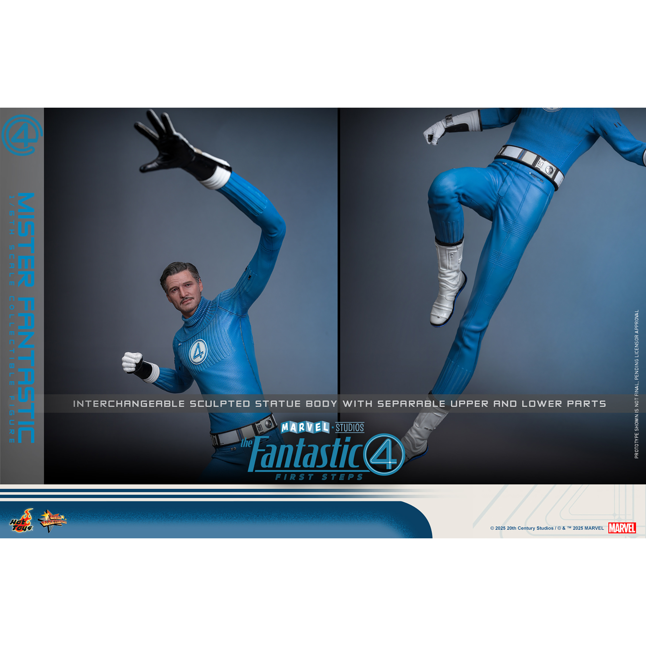 Marvel Fantastic Four Mister Fantastic 1:6 scale Hot toys MMS821