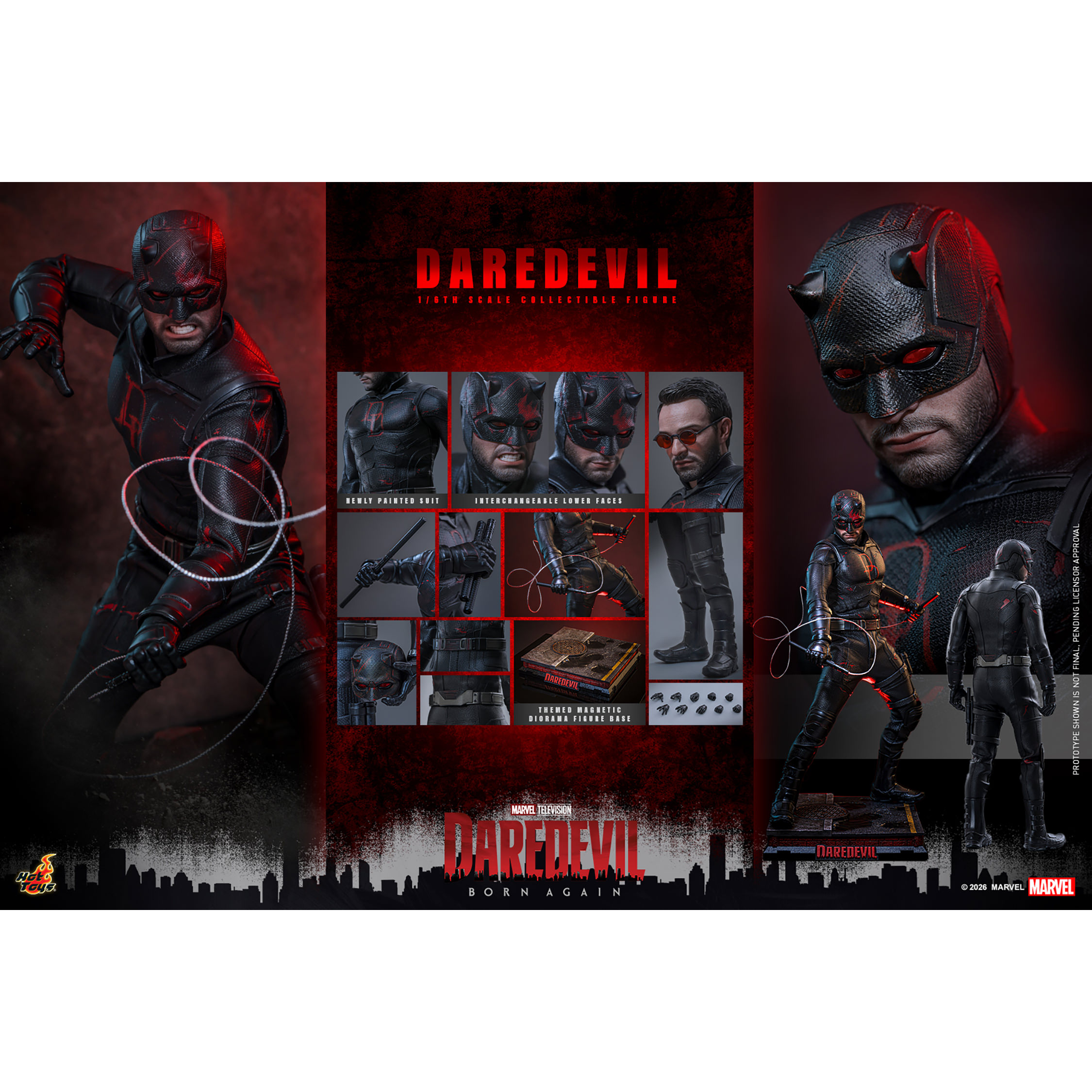 Marvel Daredevil (Daredevil: Born Again Season 2) 1:6 Scale Figure