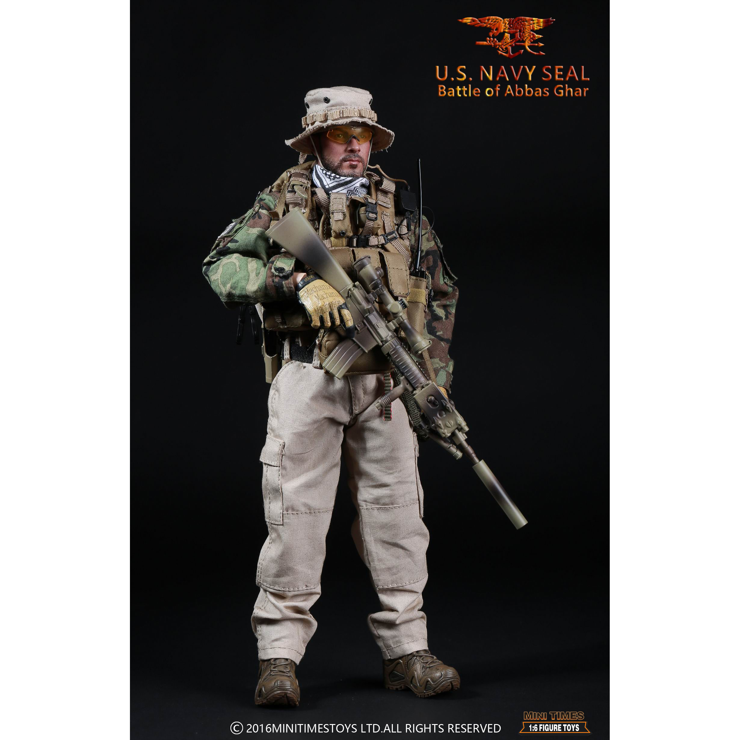 U.S. Navy Seal Battle of Abbas Ghar 16 action figure Mini Toys MTM005