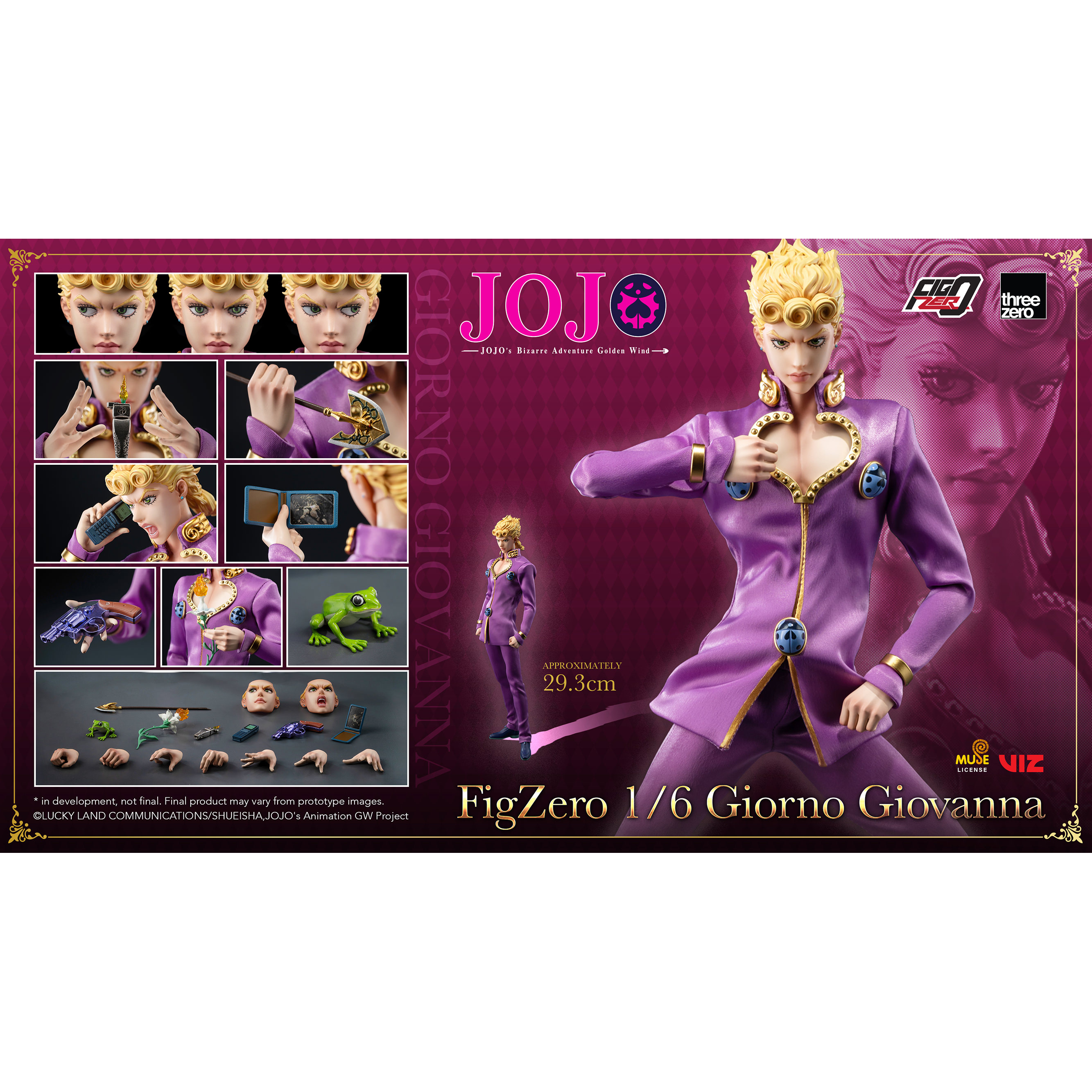 JoJo's Bizarre Adventure Giorno Giovanna 1:6 Scale Figure