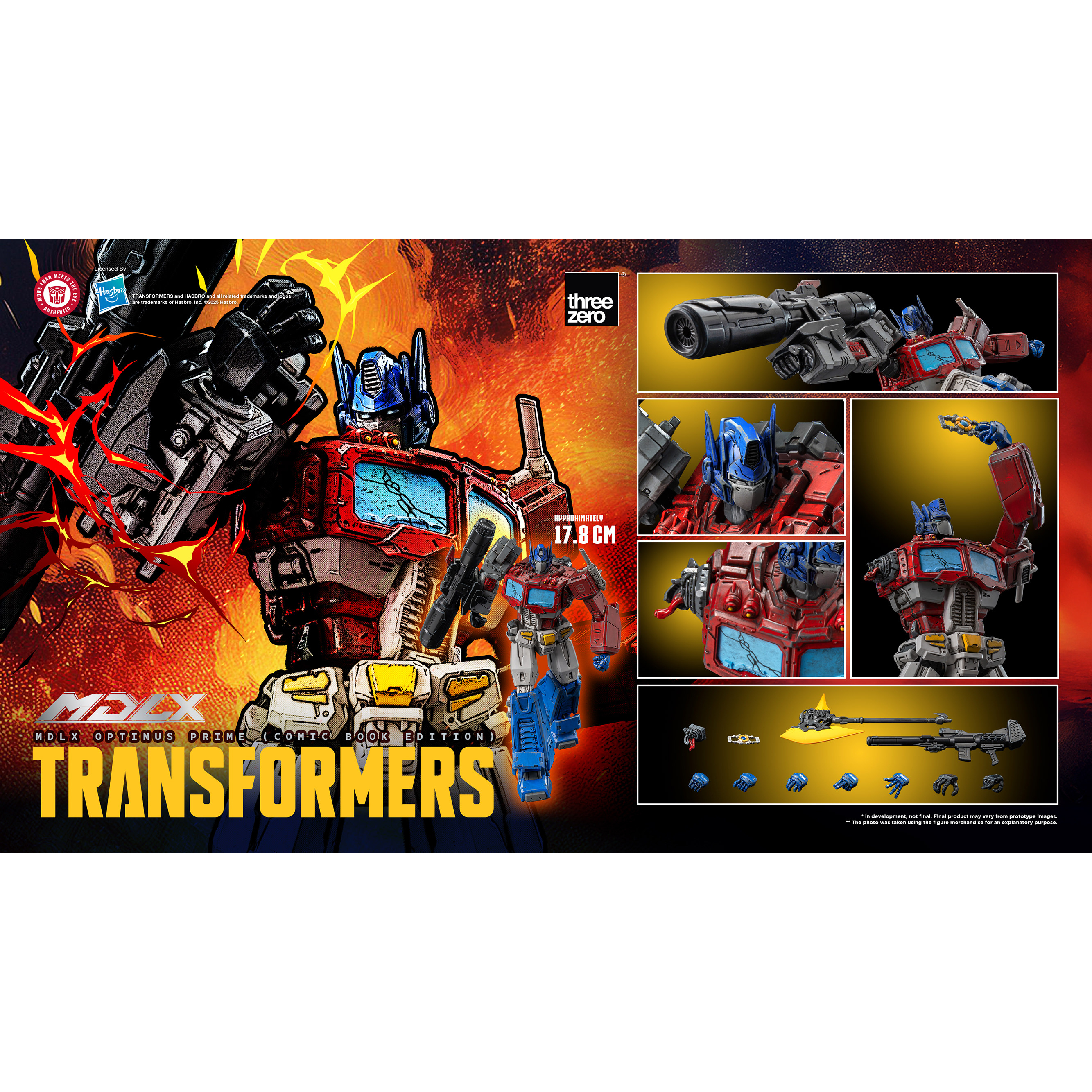 Transformers Optimus Prime MDLX (Comic Book Edition) 7-inch
