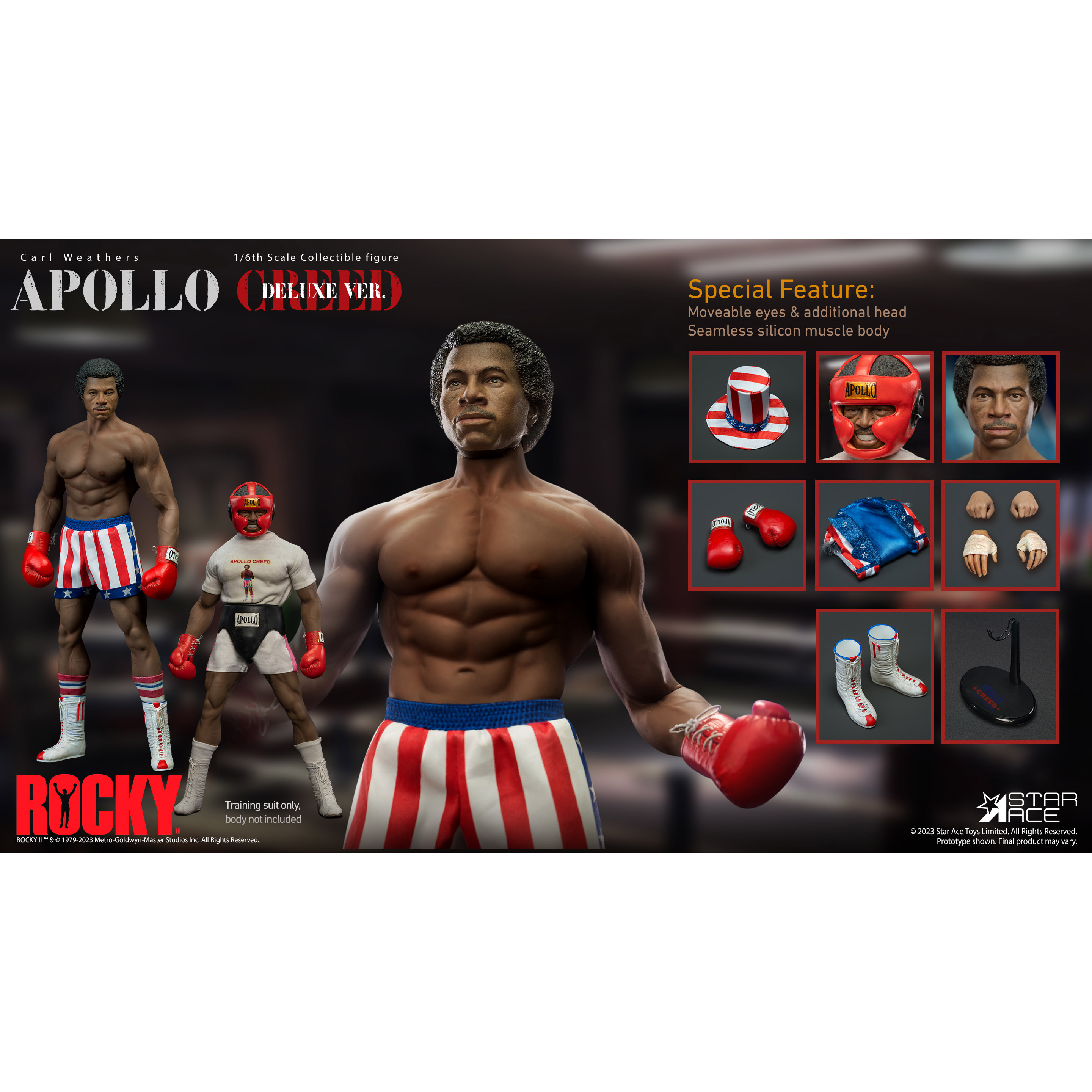 Apollo Creed (Deluxe Version) 1:6 Scale Figure Star Ace Toys