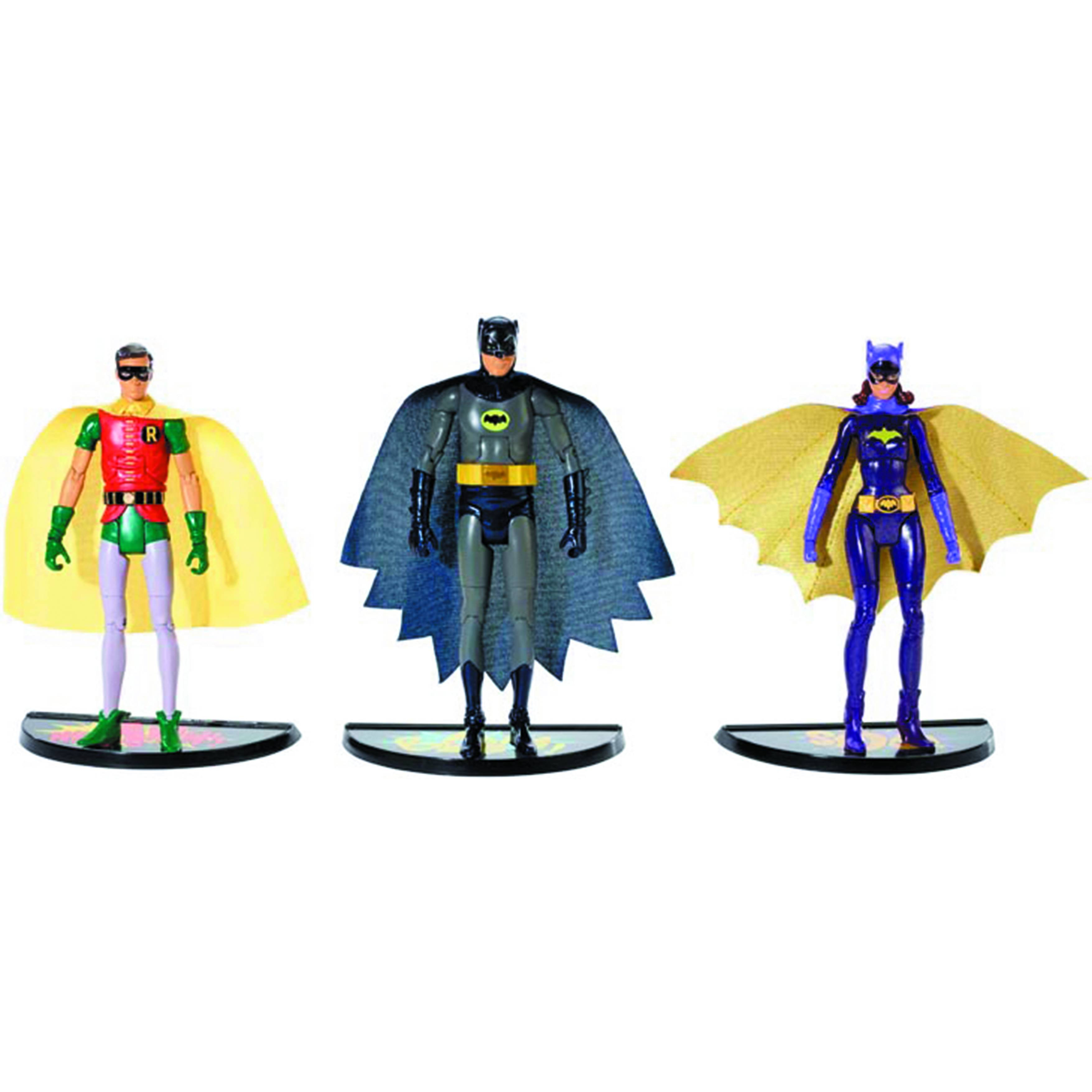 Batman Classic TV Series 1966 Action Figures 3pack Set