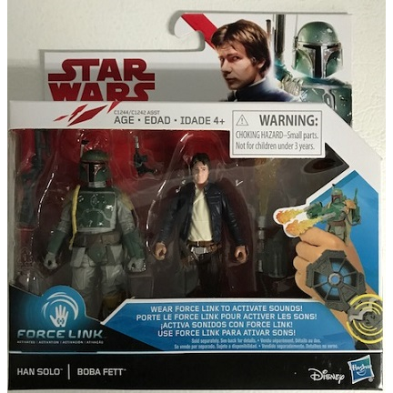 Star Wars The Last Jedi Han Solo And Boba Fett 2 Pack 3.75 Inch 