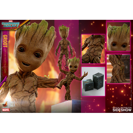 Groot Life-Size Figure by Hot Toys Guardians of the Galaxy Vol 2 - Life-Size Masterpiece Series EXCLUSIVE 903344