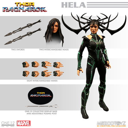 * Pre Order * One-12 Collective Marvel Thor Ragnarok Hela Mezco Toyz