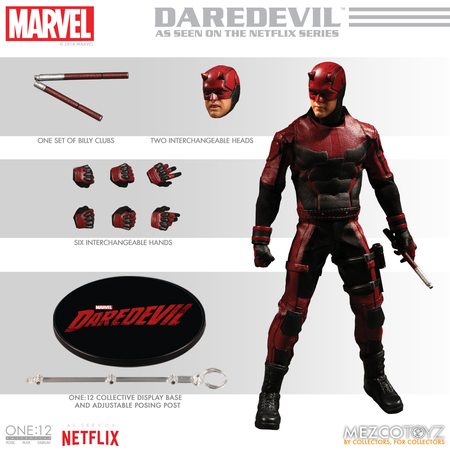 * Pre Order * One-12 Collective Marvel Netflix Daredevil Mezco Toyz