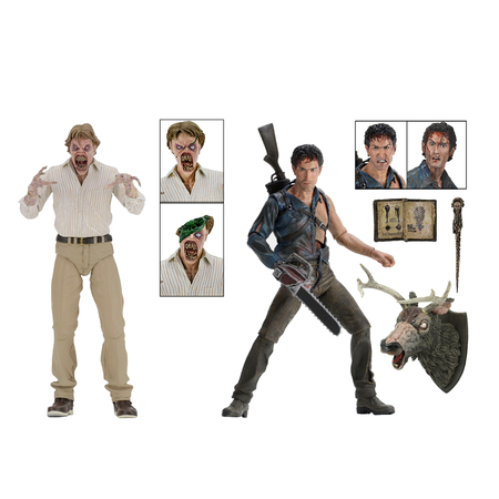 Evil Dead 2 30th Anniversary Hero Ash & Evil Ed 2-pack 7-inch NECA